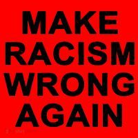 Make Racism Wrong Again Santa Hat thumb 1