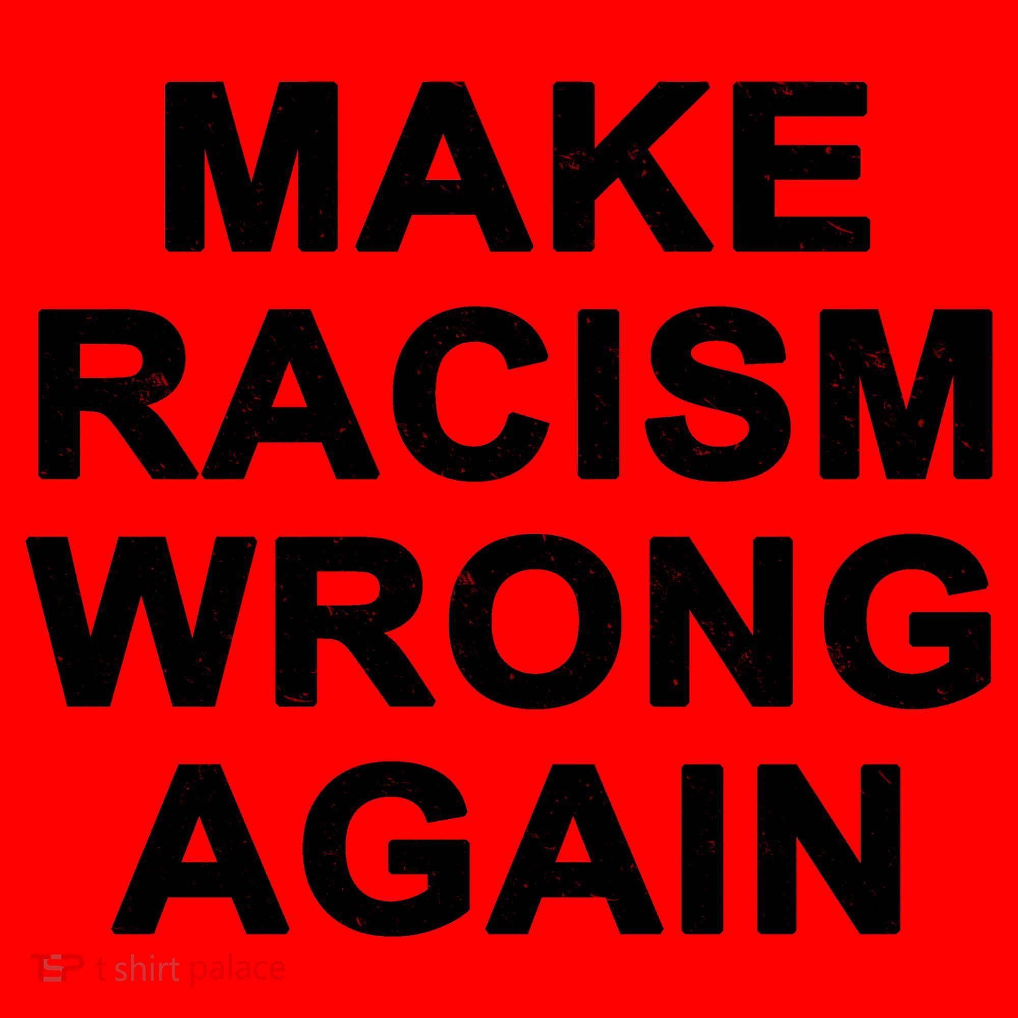 Make Racism Wrong Again Santa Hat