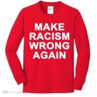 Make Racism Wrong Again Kids Long Sleeve Shirt thumb 0