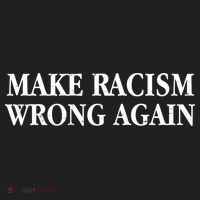 Make Racism Wrong Again Civil Rights Protest Golf Towel thumb 3