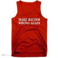 Make Racism Wrong Again Civil Rights Protest Tank Top thumb 0