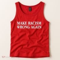 Make Racism Wrong Again Civil Rights Protest Tank Top thumb 2