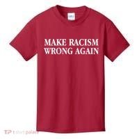 Make Racism Wrong Again Civil Rights Protest Kids T-Shirt thumb 0