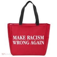 Make Racism Wrong Again Civil Rights Protest Tote Bag thumb 0