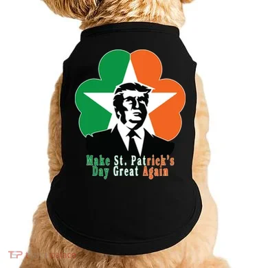 Make St. Patrick's Day Great Again Doggie Tank