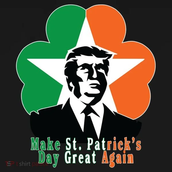 Make St. Patrick's Day Great Again Doggie Tank