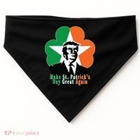 Make St. Patrick's Day Great Again USA-Made Doggie Bandana thumb 0