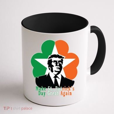 Make St. Patrick's Day Great Again Coffee Mug back