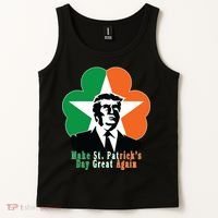 Make St. Patrick's Day Great Again Tank Top thumb 2