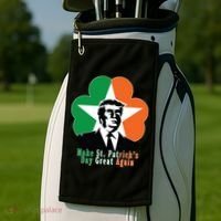 Make St. Patrick's Day Great Again Golf Towel thumb 2