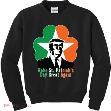 Make St. Patrick's Day Great Again Kids Sweatshirt