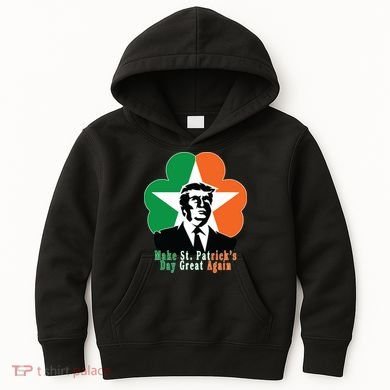 Make St. Patrick's Day Great Again Kids Hoodie