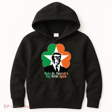 Make St. Patrick's Day Great Again Kids Hoodie
