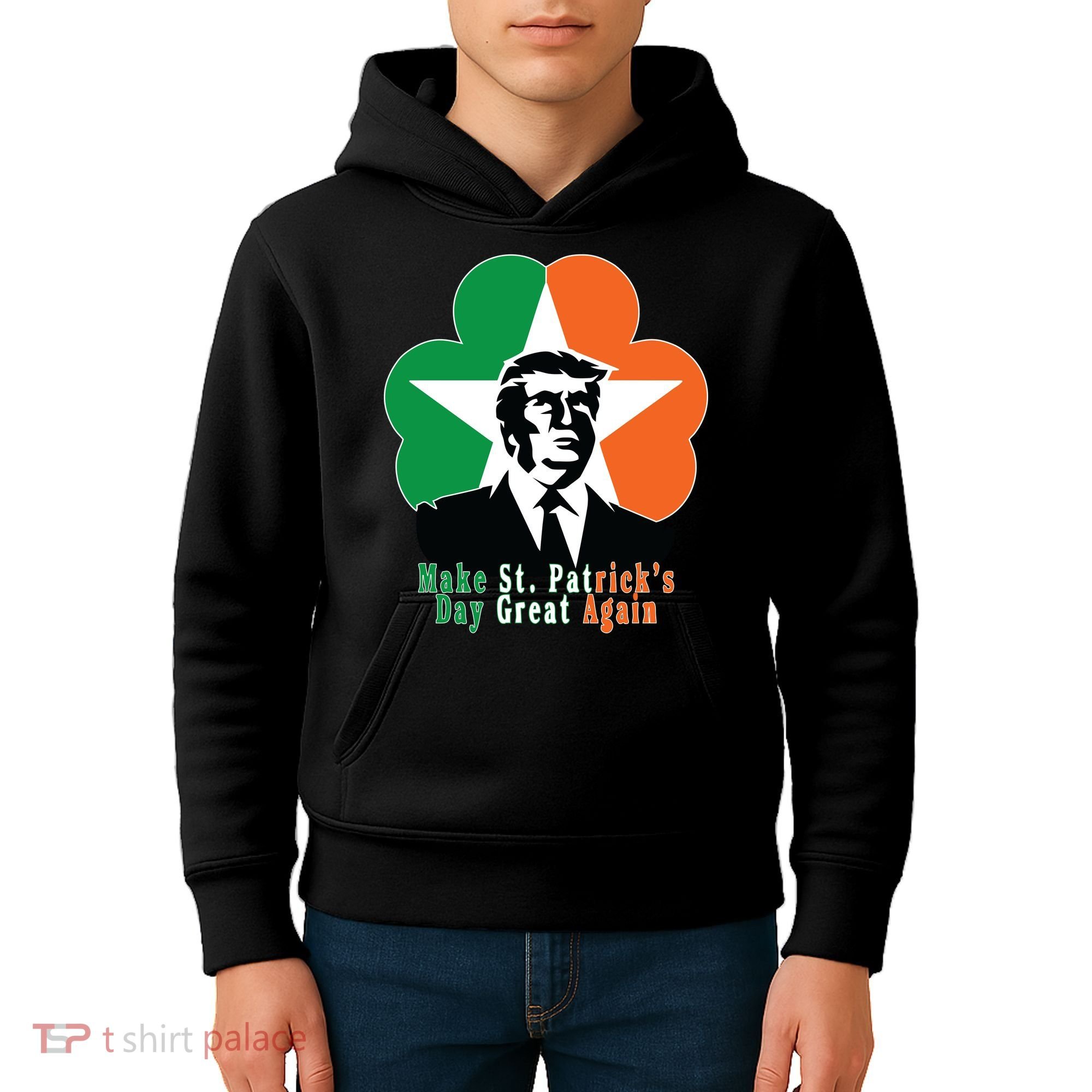Make St. Patrick's Day Great Again Kids Hoodie