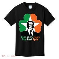 Make St. Patrick's Day Great Again Kids T-Shirt thumb 0