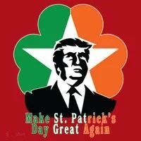 Make St. Patrick's Day Great Again Christmas Stocking thumb 1