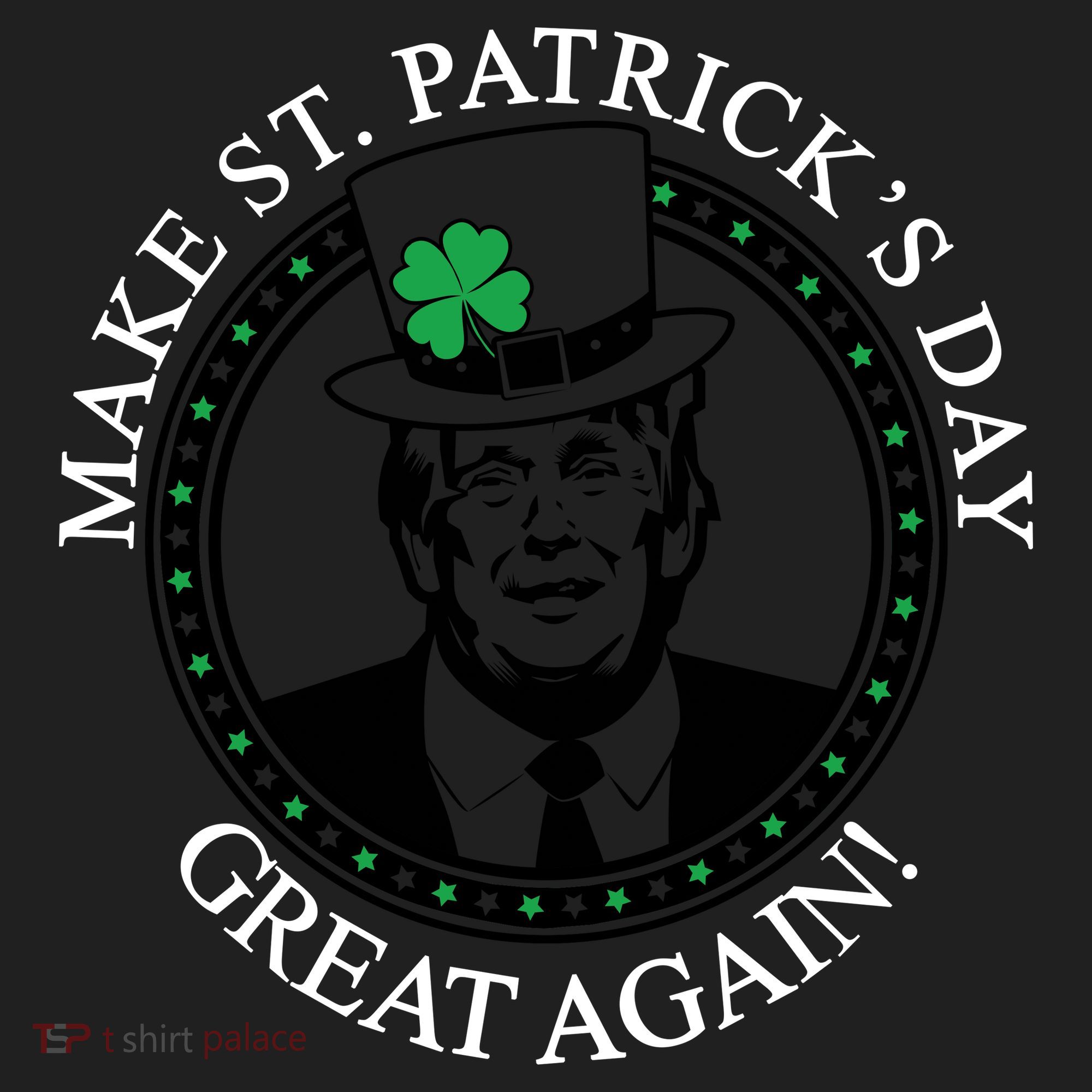 Make St. Patrick's Day Great Again Donald Trump Women's Sweatshirt
