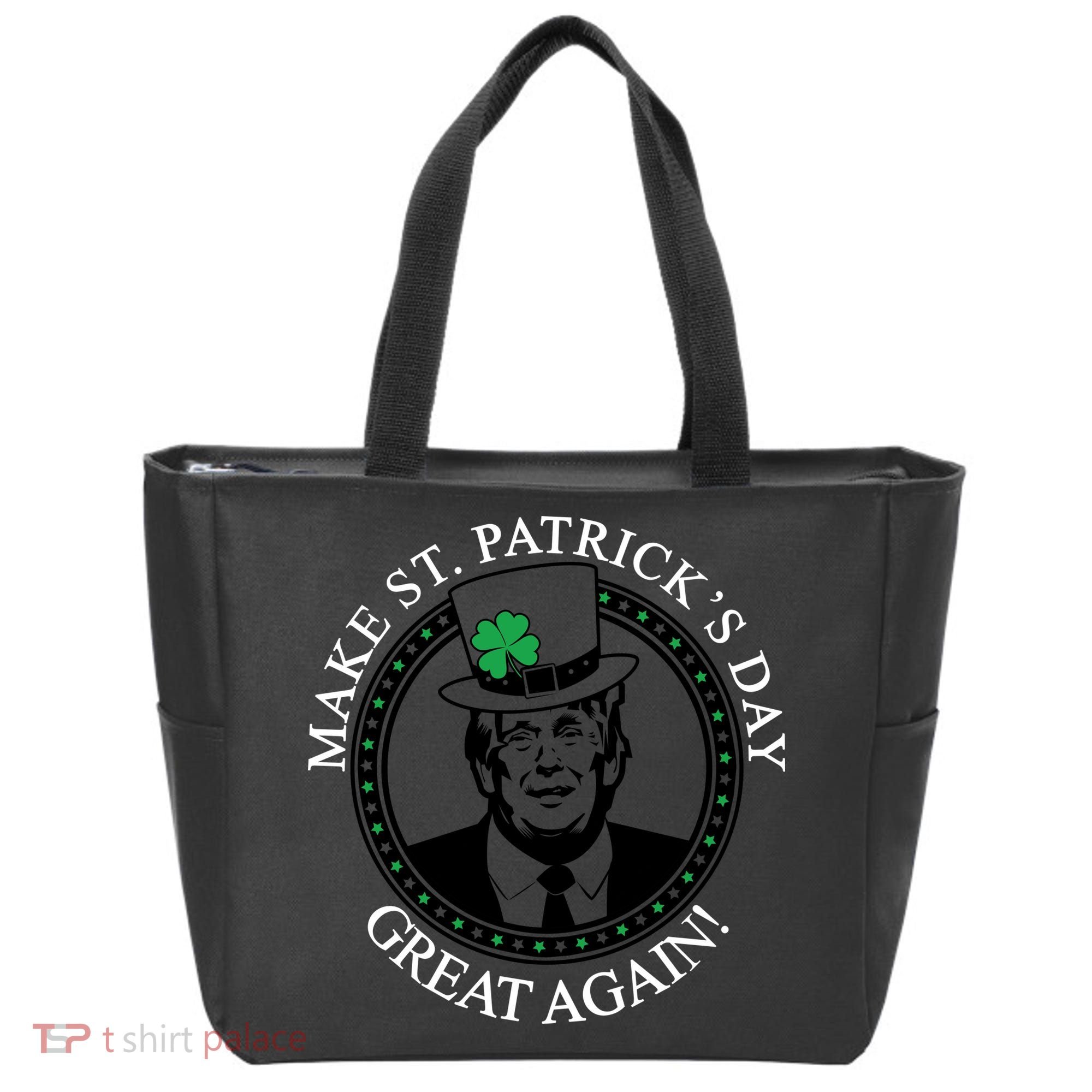 Make St. Patrick's Day Great Again Donald Trump Tote Bag