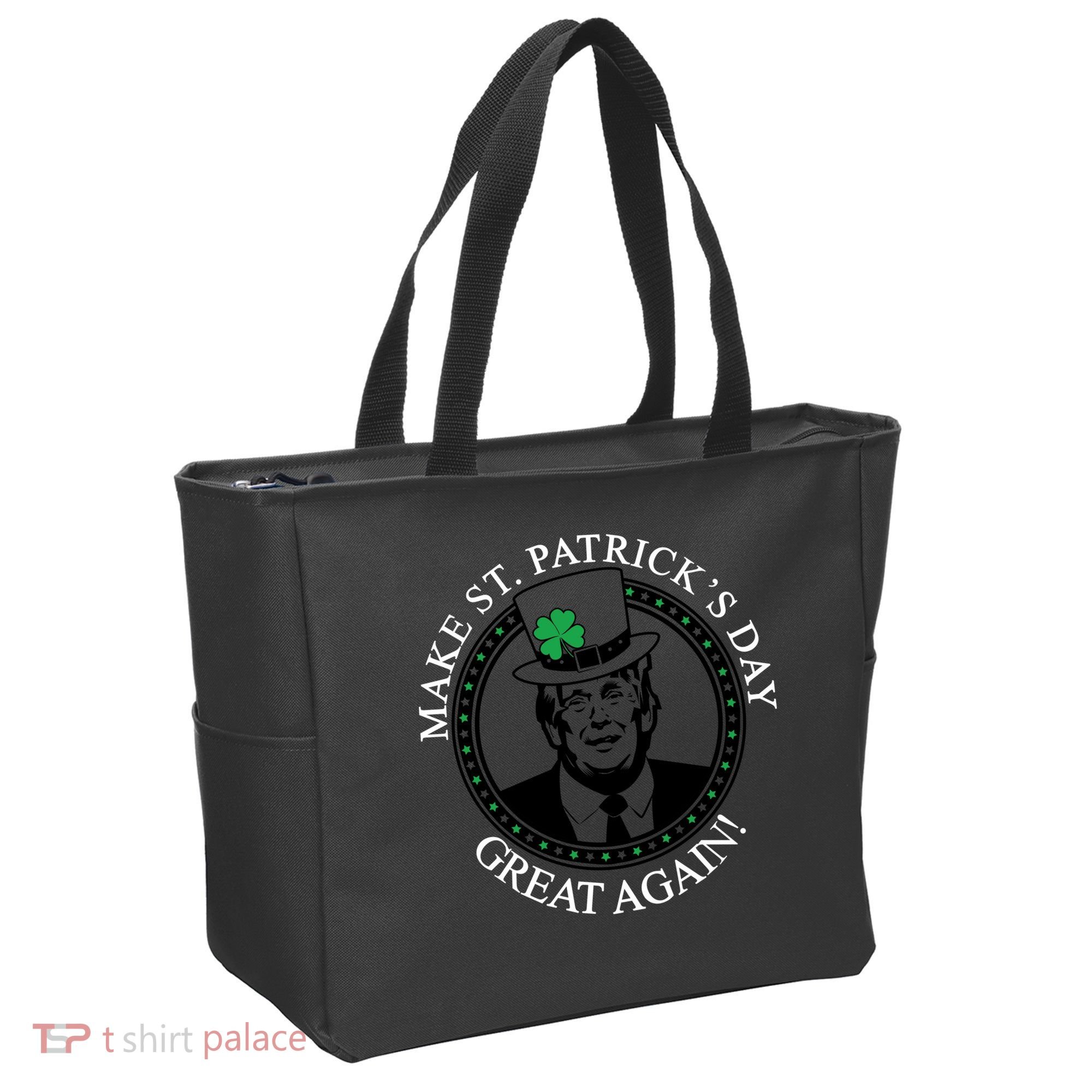 Make St. Patrick's Day Great Again Donald Trump Tote Bag