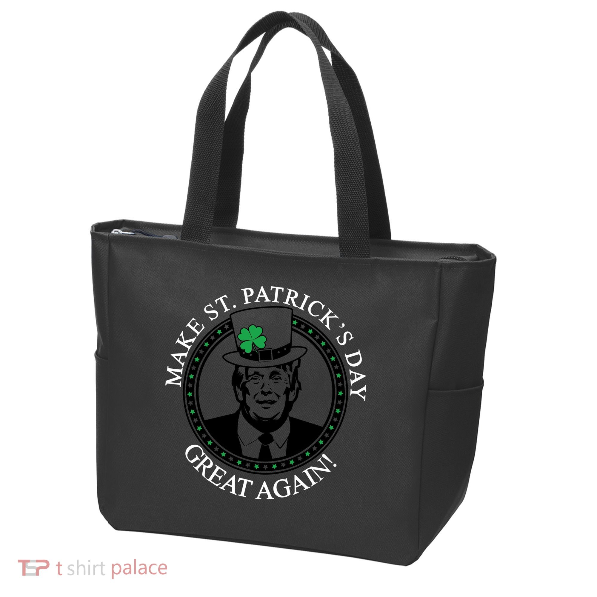 Make St. Patrick's Day Great Again Donald Trump Tote Bag