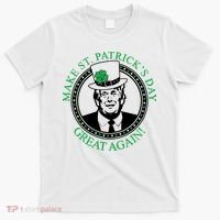 Make St. Patrick's Day Great Again Donald Trump T-Shirt thumb 0