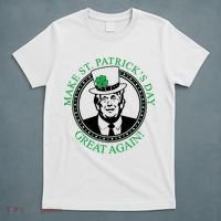 Make St. Patrick's Day Great Again Donald Trump T-Shirt thumb 5