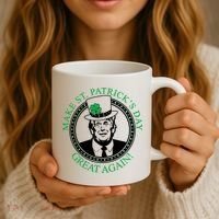 Make St. Patrick's Day Great Again Donald Trump Coffee Mug thumb 3