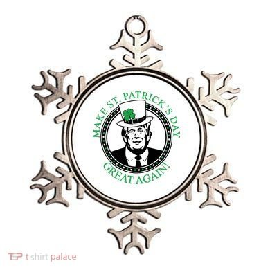 Make St. Patrick's Day Great Again Donald Trump Ornament