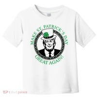 Make St. Patrick's Day Great Again Donald Trump Toddler T-Shirt thumb 0