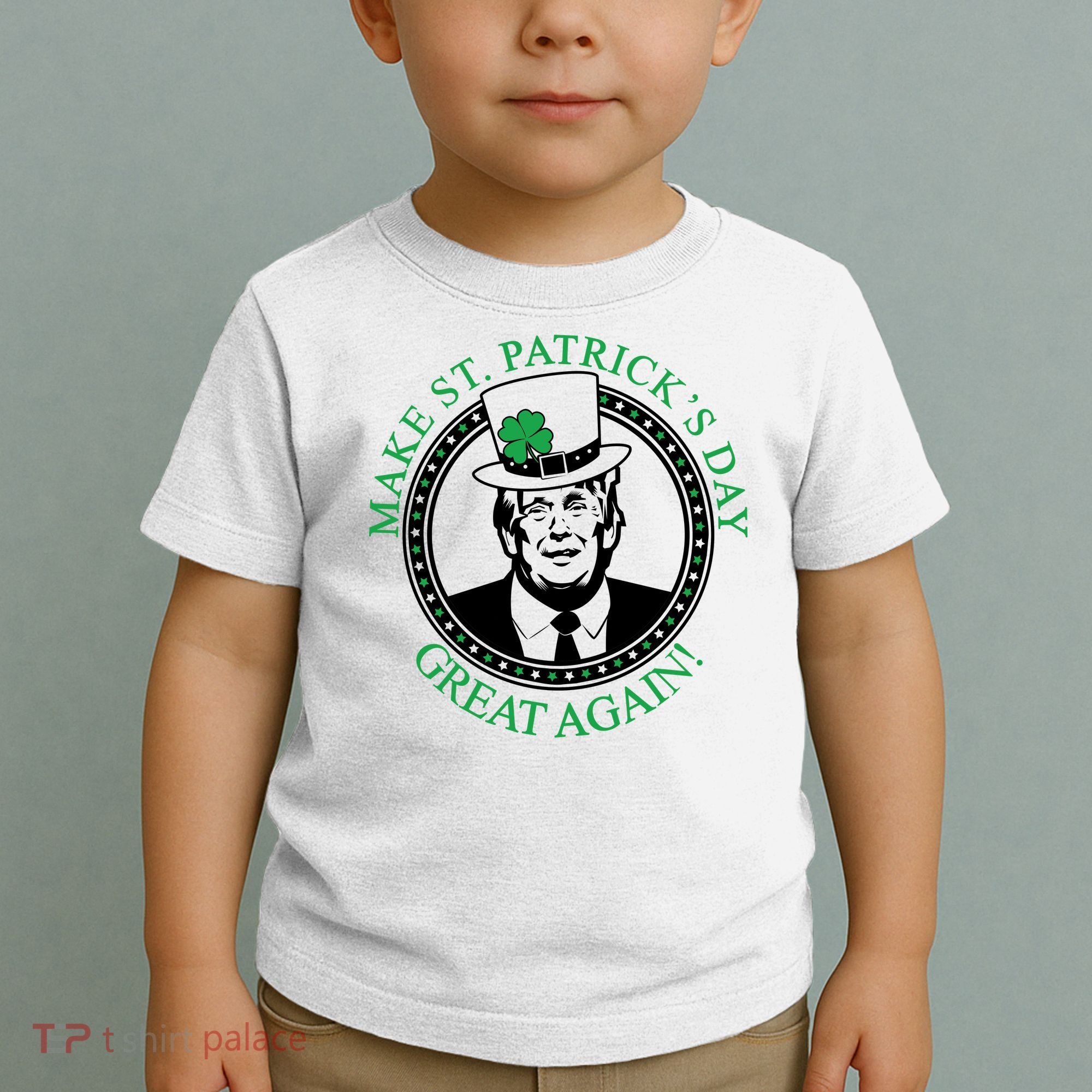 Make St. Patrick's Day Great Again Donald Trump Toddler T-Shirt