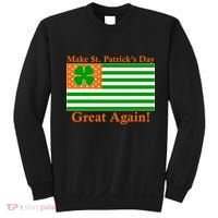 Make St. Patrick's Day Great Again! Irish America USA Clover Flag Sweatshirt thumb 0