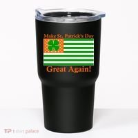 Make St. Patrick's Day Great Again! Irish America USA Clover Flag Tumbler thumb 0