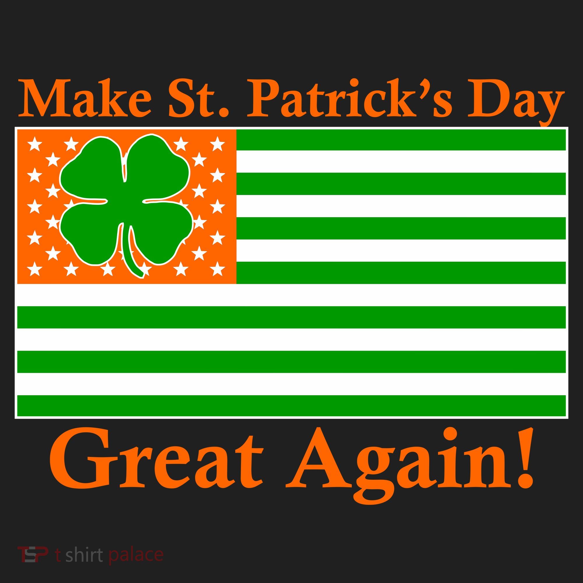 Make St. Patrick's Day Great Again! Irish America USA Clover Flag Tumbler