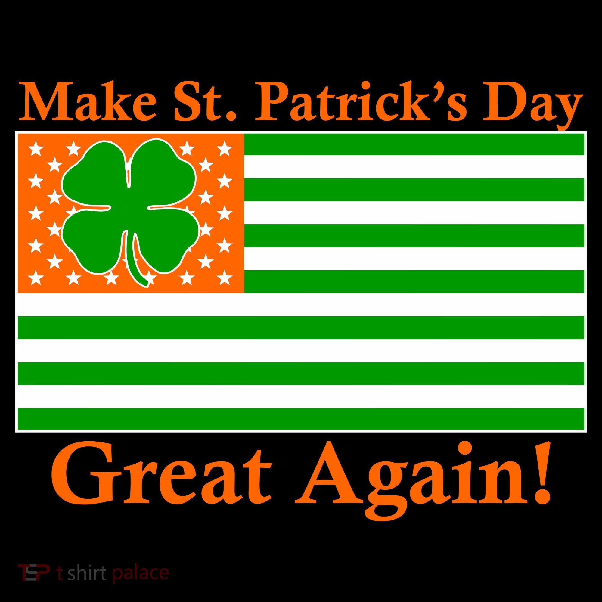 Make St. Patrick's Day Great Again! Irish America USA Clover Flag Visor