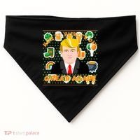 Make St. Patrick's Day Great Again President Donald Trump USA-Made Doggie Bandana thumb 0