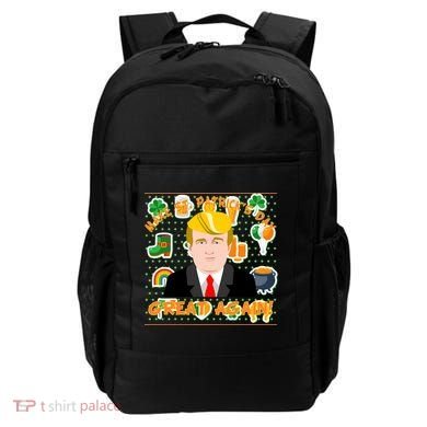 Make St. Patrick's Day Great Again President Donald Trump Backpack