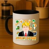 Make St. Patrick's Day Great Again President Donald Trump Coffee Mug thumb 4