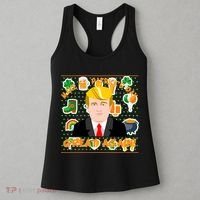 Make St. Patrick's Day Great Again President Donald Trump Women's Tank Top thumb 3