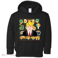 Make St. Patrick's Day Great Again President Donald Trump Toddler Hoodie thumb 0