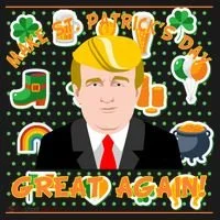 Make St. Patrick's Day Great Again President Donald Trump Toddler Hoodie thumb 2