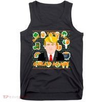 Make St. Patrick's Day Great Again President Donald Trump Tank Top thumb 0