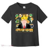 Make St. Patrick's Day Great Again President Donald Trump Toddler T-Shirt thumb 0
