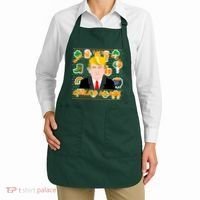 Make St. Patrick's Day Great Again President Donald Trump Apron thumb 2