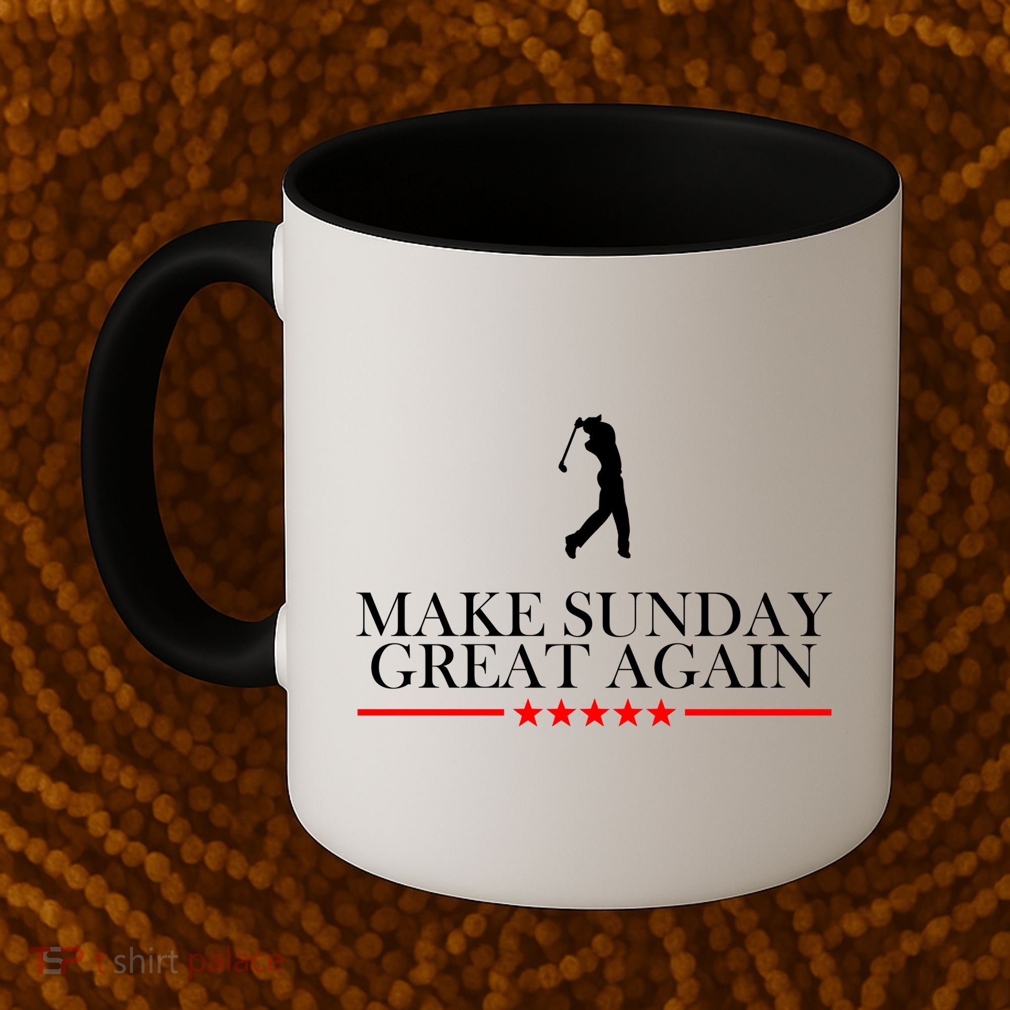 Make Sunday Great Again Golfing Coffee Mug