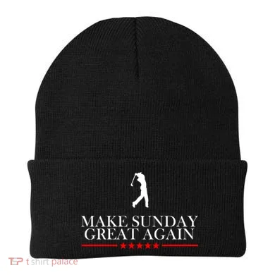 Make Sunday Great Again Golfing Beanie
