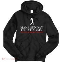 Make Sunday Great Again Golfing Tie Dye Hoodie thumb 0