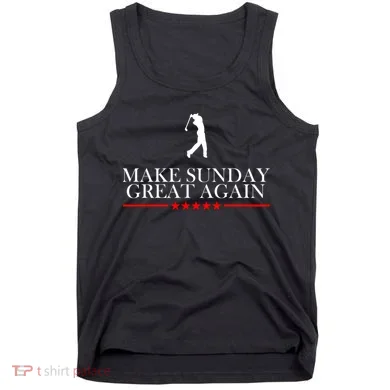 Make Sunday Great Again Golfing Tank Top