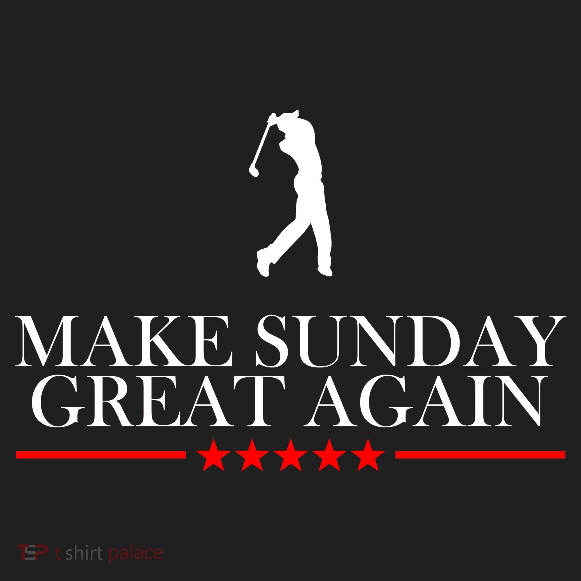 Make Sunday Great Again Golfing Golf Towel