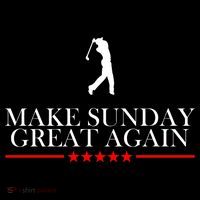 Make Sunday Great Again Golfing Visor thumb 3
