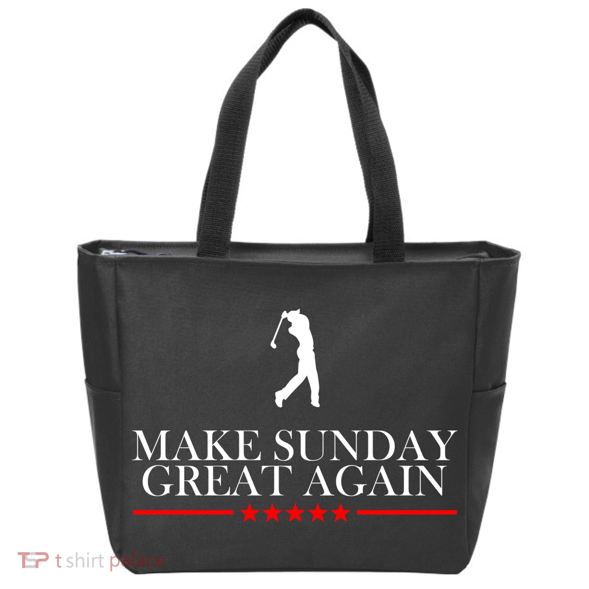 Make Sunday Great Again Golfing Tote Bag